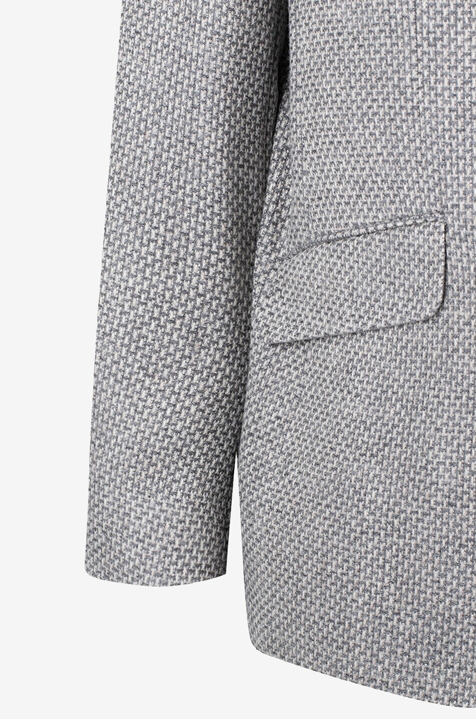 Woll- und Kaschmirblazer mit geometrischen Motiven