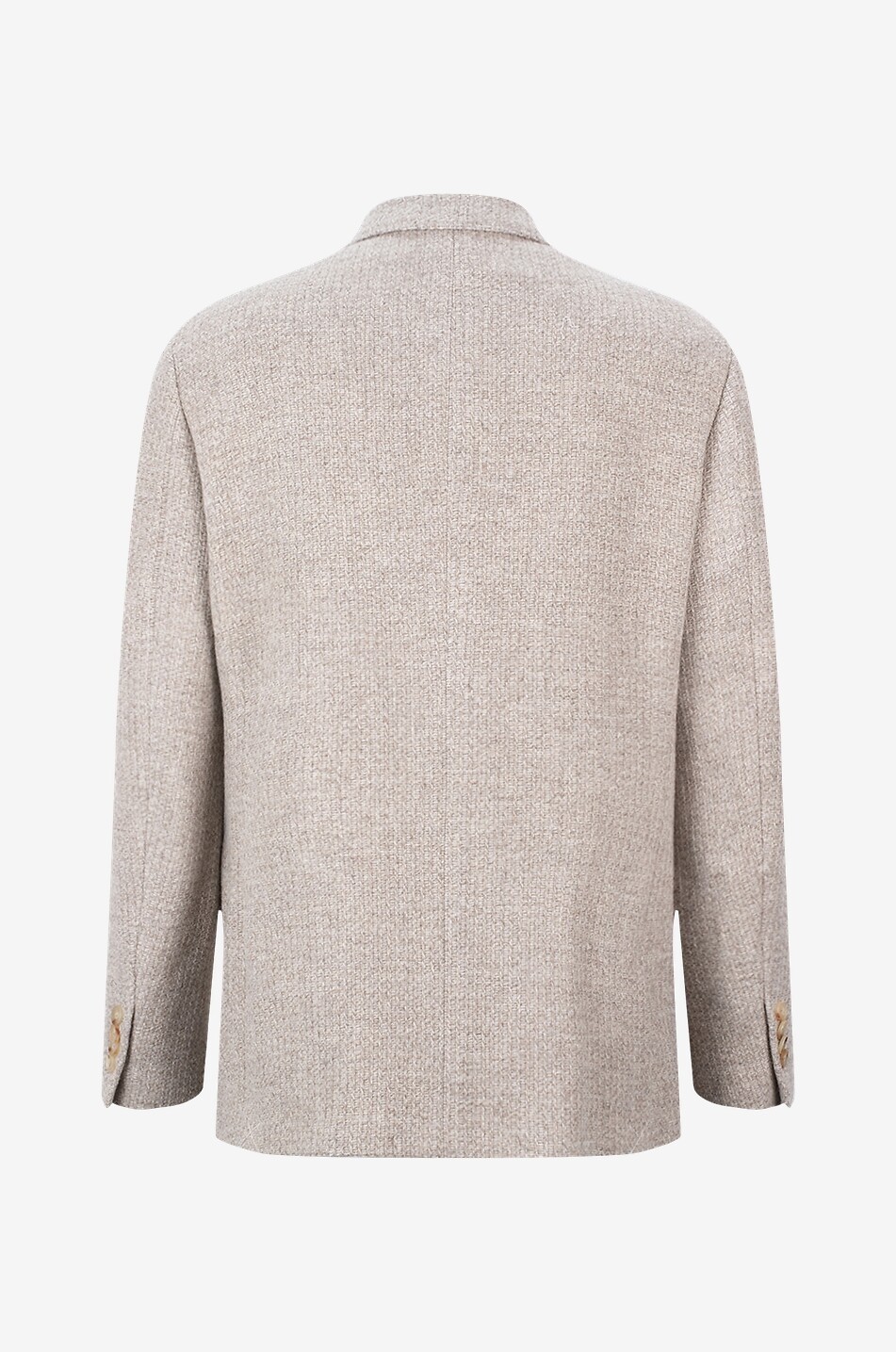 Einreihiger Woll- und Kaschmirstrickblazer