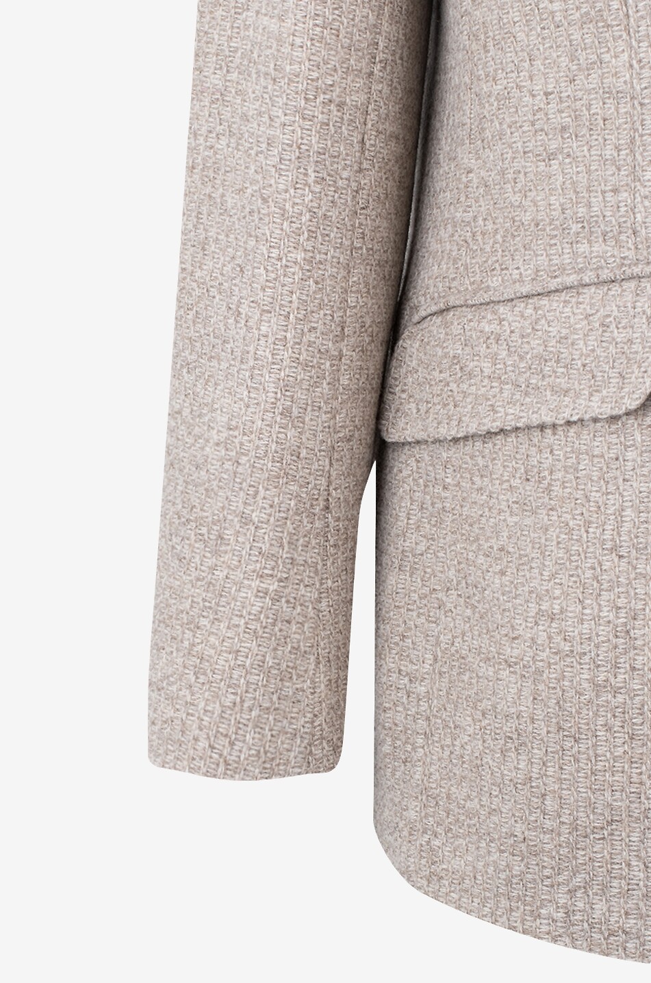 ETRO Single-breasted wool and cashmere knit blazer Men BROWN 3