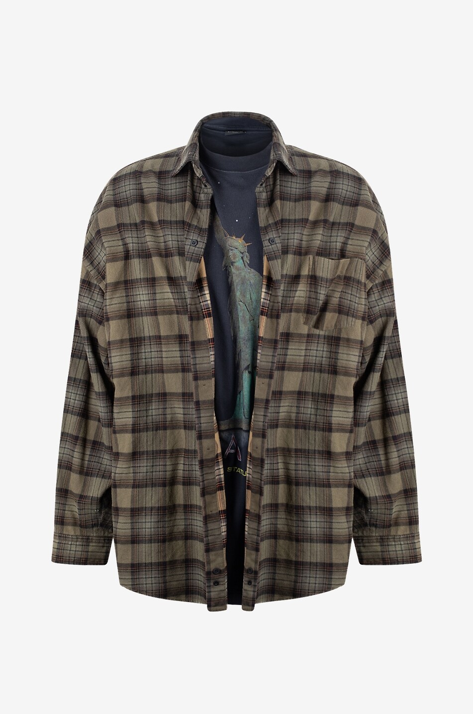 Layered Paris Liberty Oversize T-shirt-shirt