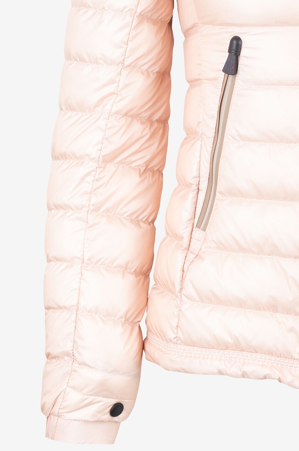 MONCLER GRENOBLE Kurze leichte Daunenjacke aus Ripstop Walibi Damen ROSA 3