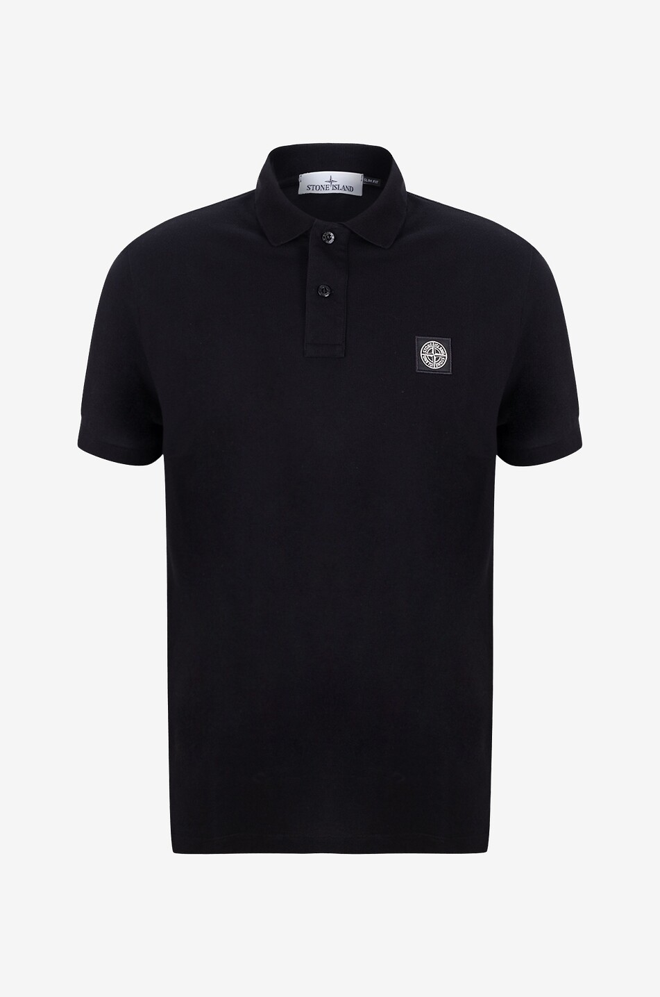 STONE ISLAND Polo slim à manches courtes 2SC17 Compass Homme NOIR 1