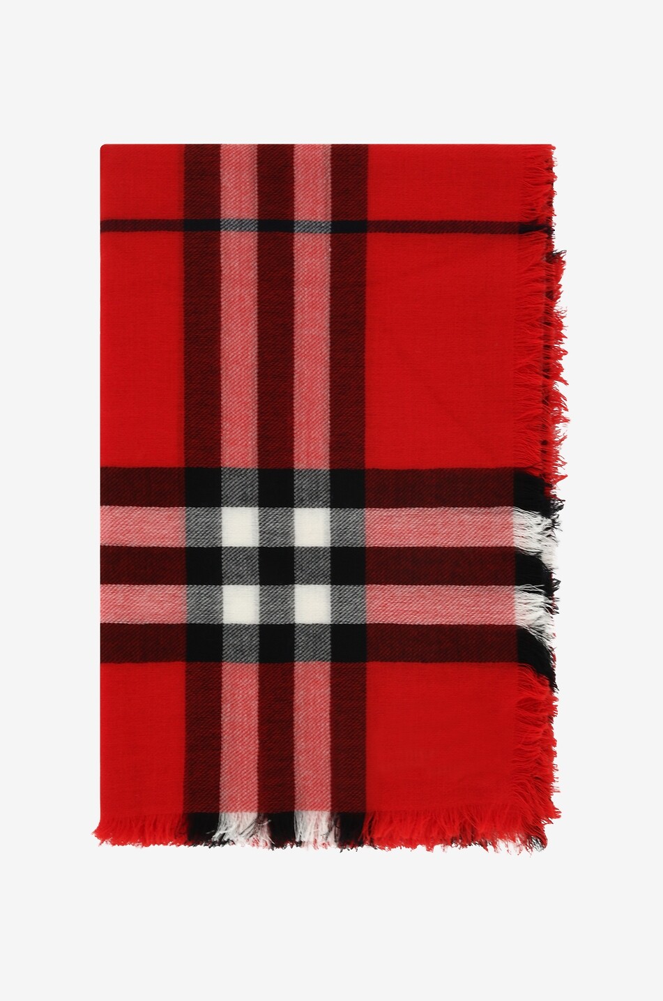 Giant Check Scarlett fine wool scarf BURBERRY Bongenie