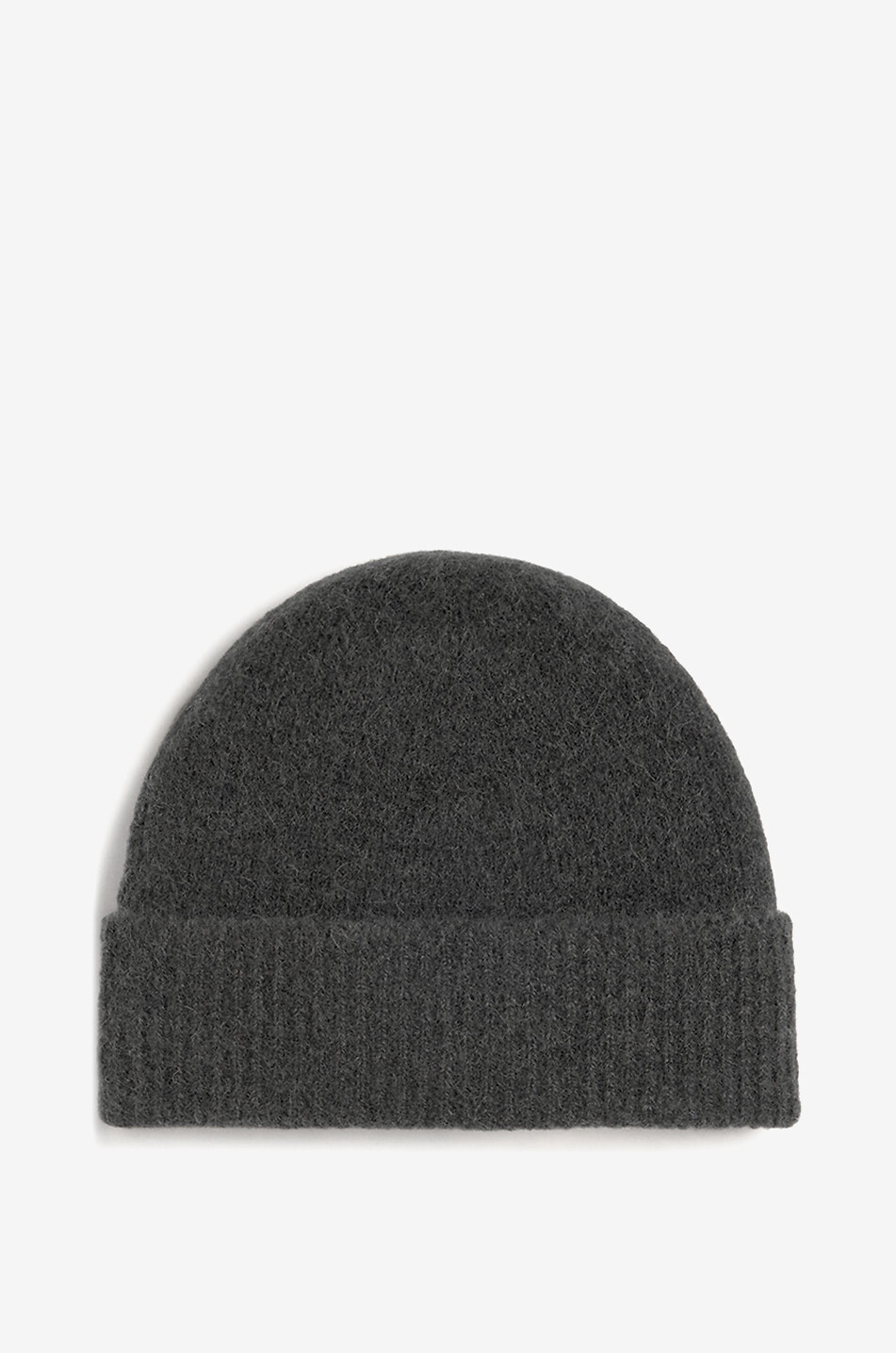 AMI Ami de Coeur alpaca wool beanie Men DARK GREY 2