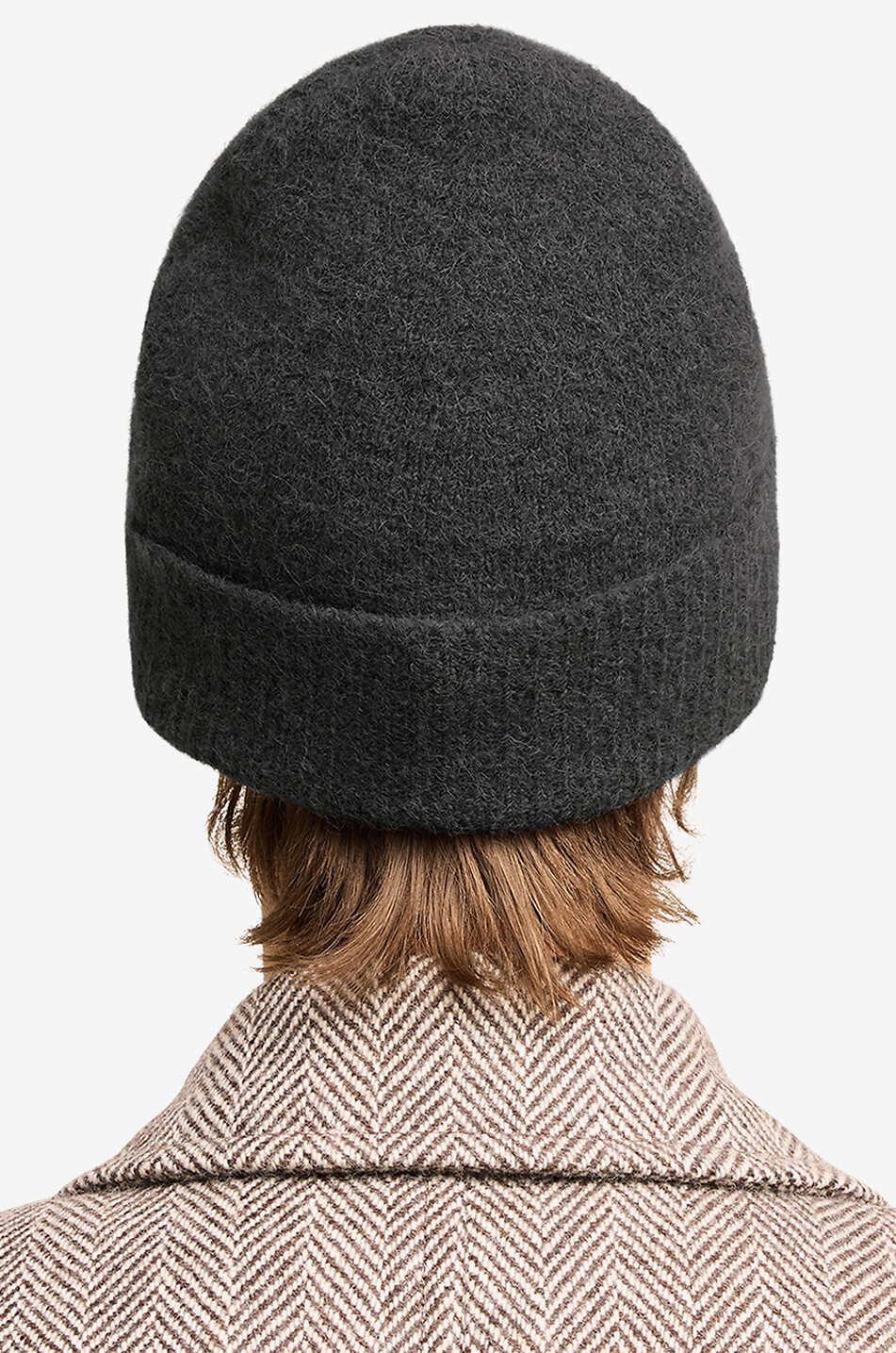 AMI Ami de Coeur alpaca wool beanie Men DARK GREY 5