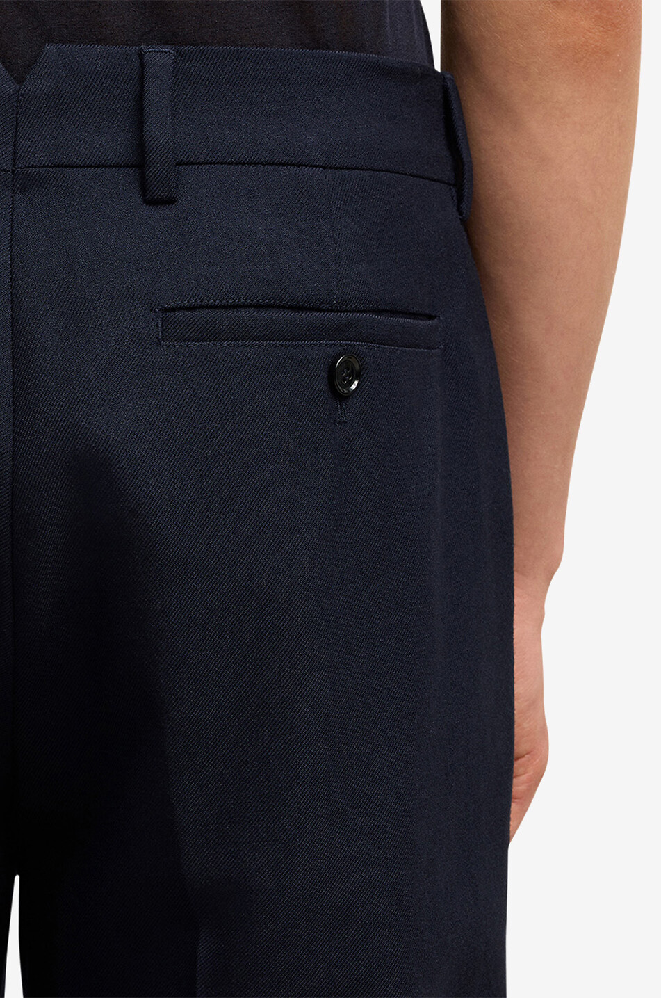 AMI Klassische Hose mit geradem Bein aus Schurwolle Herren DUNKELBLAU 6