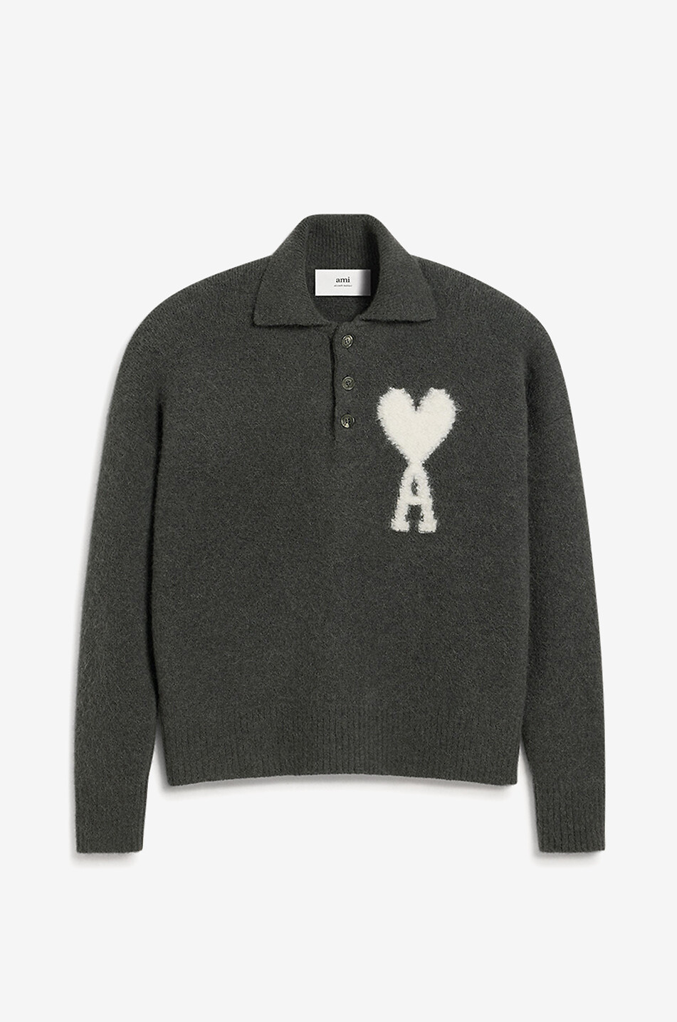 Ami de Coeur alpaca wool polo jumper
