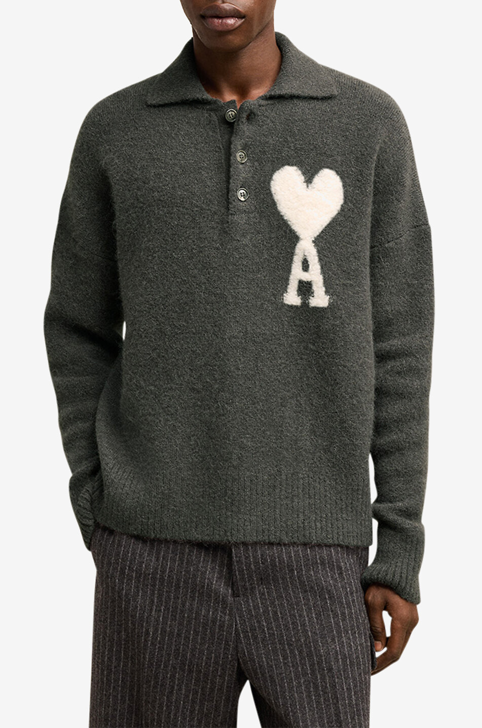 Ami de Coeur alpaca wool polo jumper