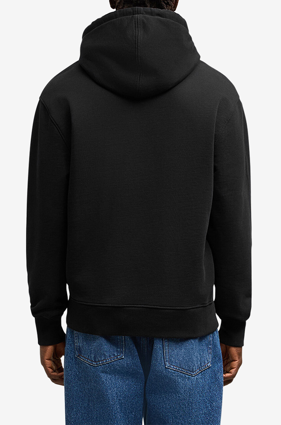 AMI Ami de Coeur cotton hooded sweatshirt Men BLACK 5