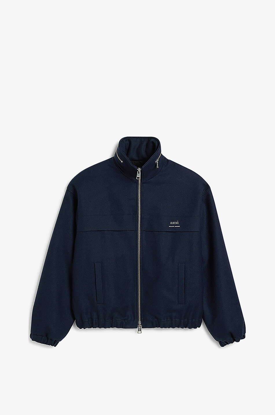 ami virgin wool windbreaker