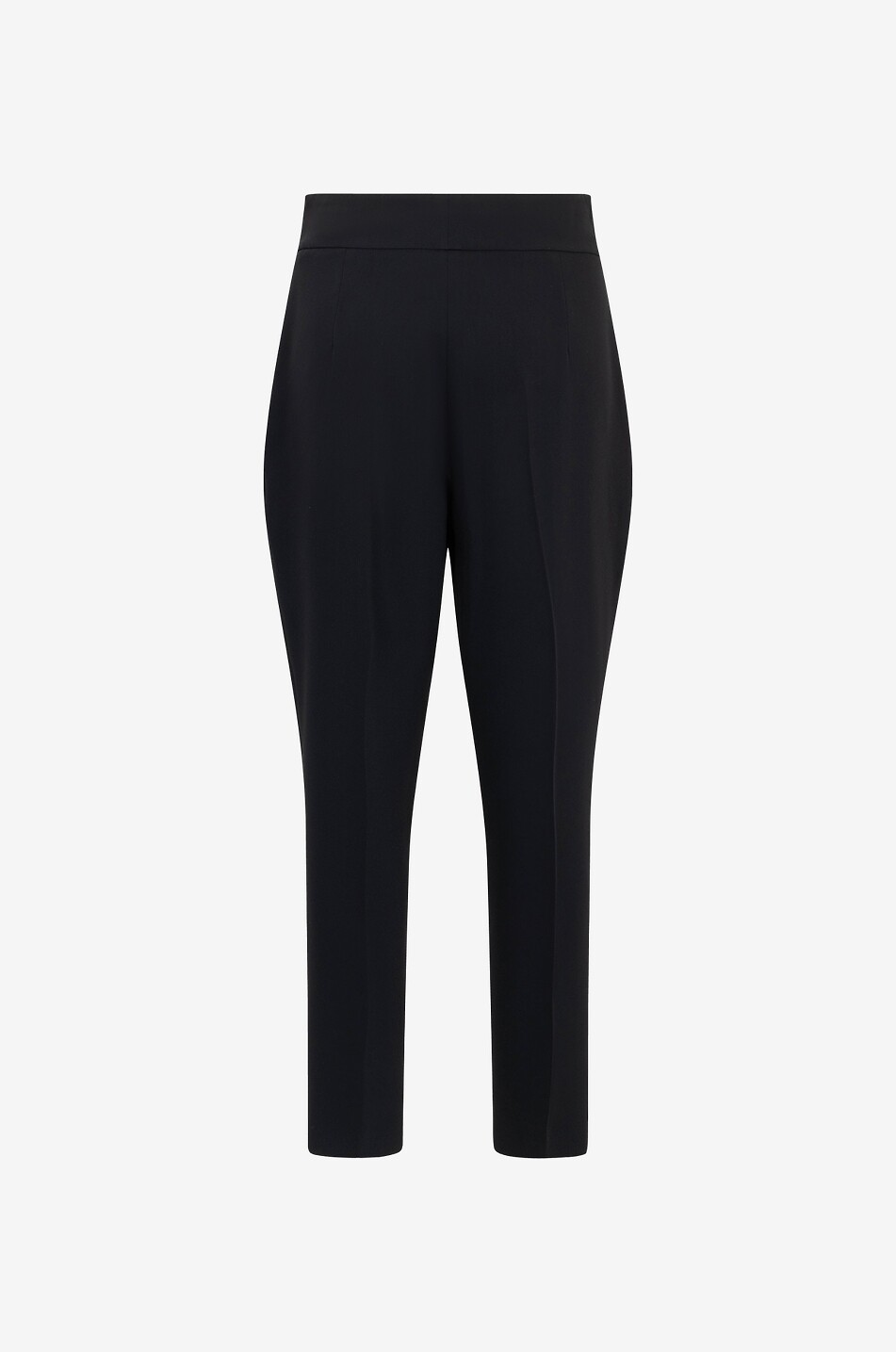 AKRIS PUNTO Pantalon à pinces taille haute fluide Caro Femme NOIR 2