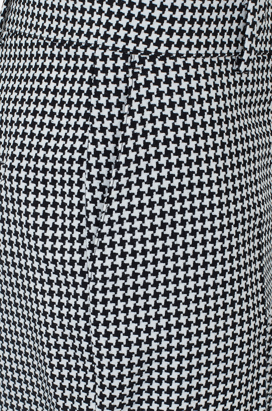 Feryn cropped houndstooth check carrot trousers