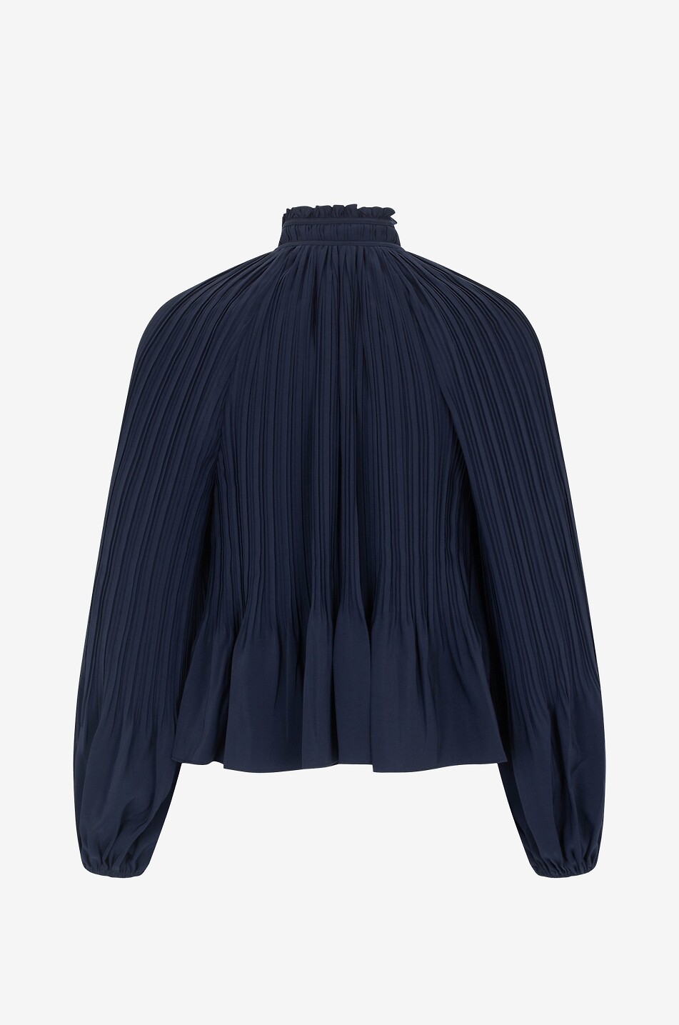 VERONICA BEARD Plissierte Bluse mit Puffärmeln Walker Damen DUNKELBLAU 2