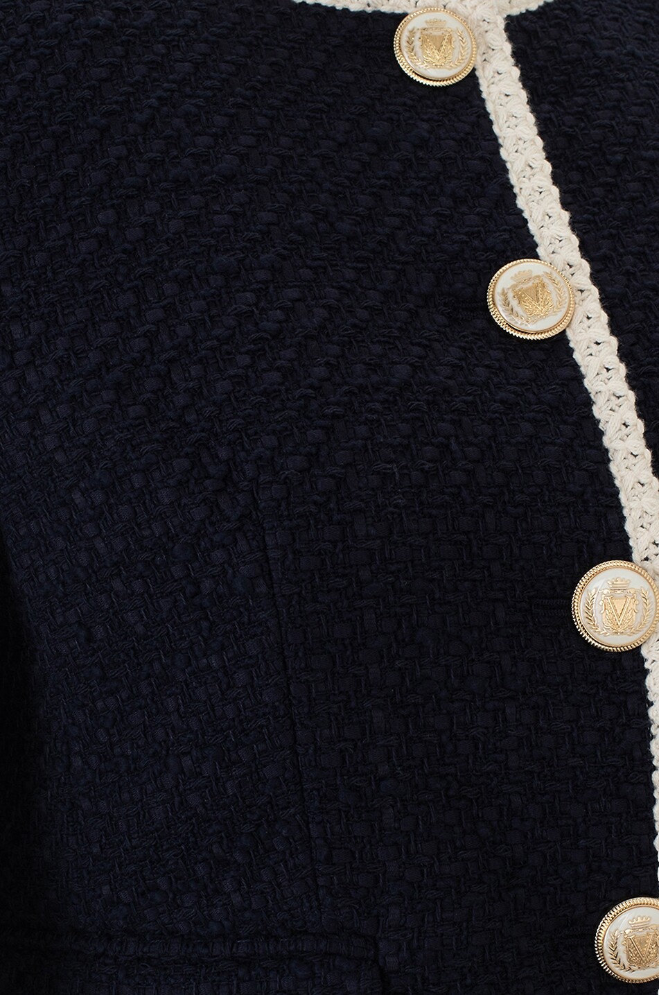 Mabel bicolour tweed suit jacket