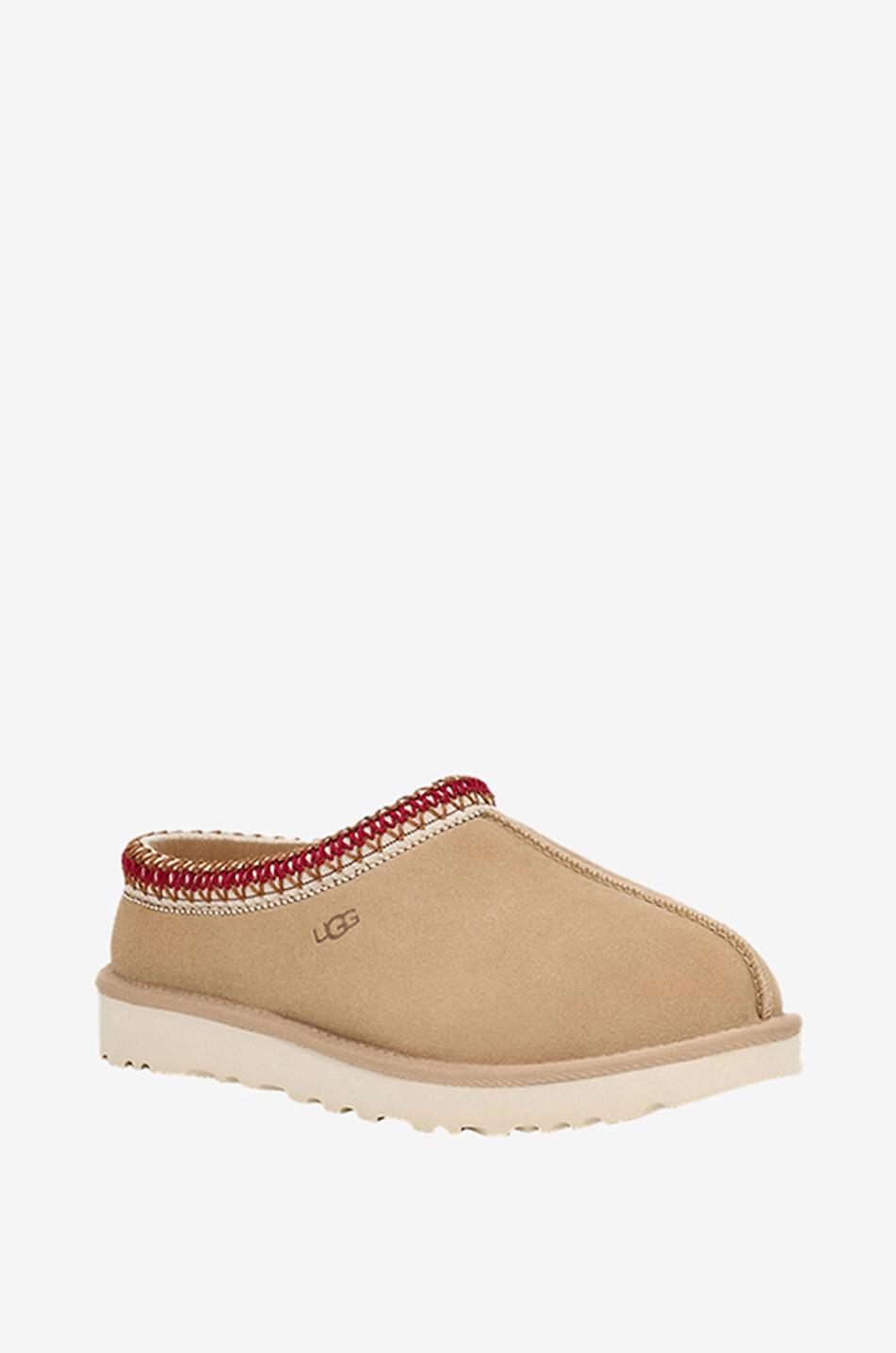 UGG Chaussons en daim fourré W Tasman Braid Femme BEIGE 1