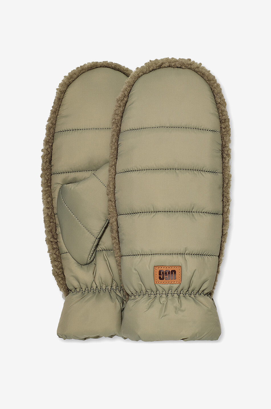 UGG Gesteppte Fäustlinge mit Futter UGGfluff Damen KHAKI 1