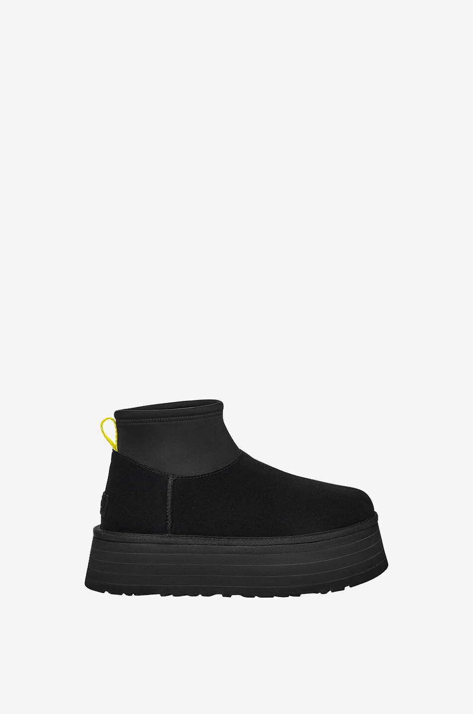 UGG Classic Mini Dipper suede platform ankle boots Women BLACK 2