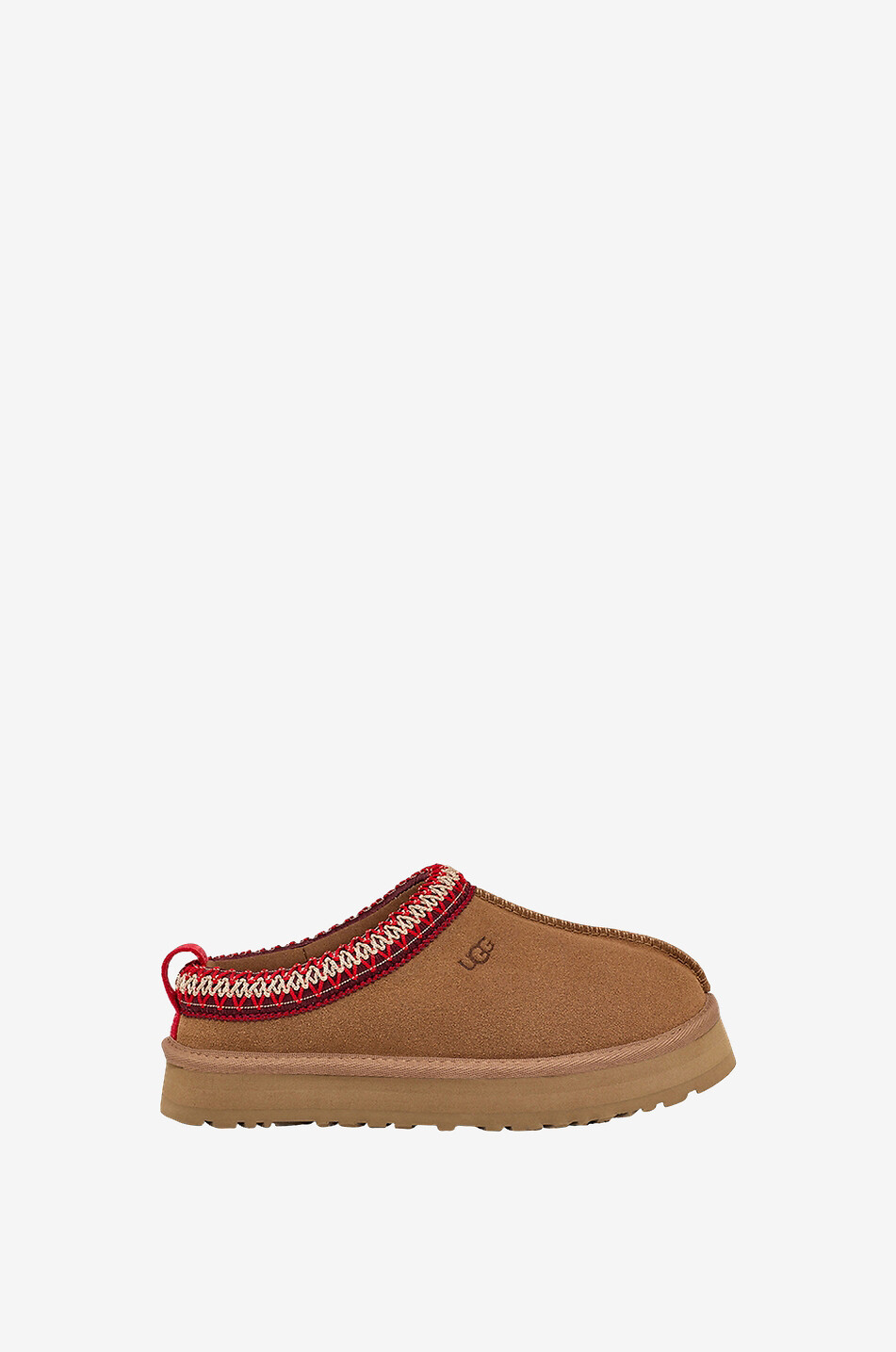 UGG Tazz kids' suede slippers Girl CAMEL 2