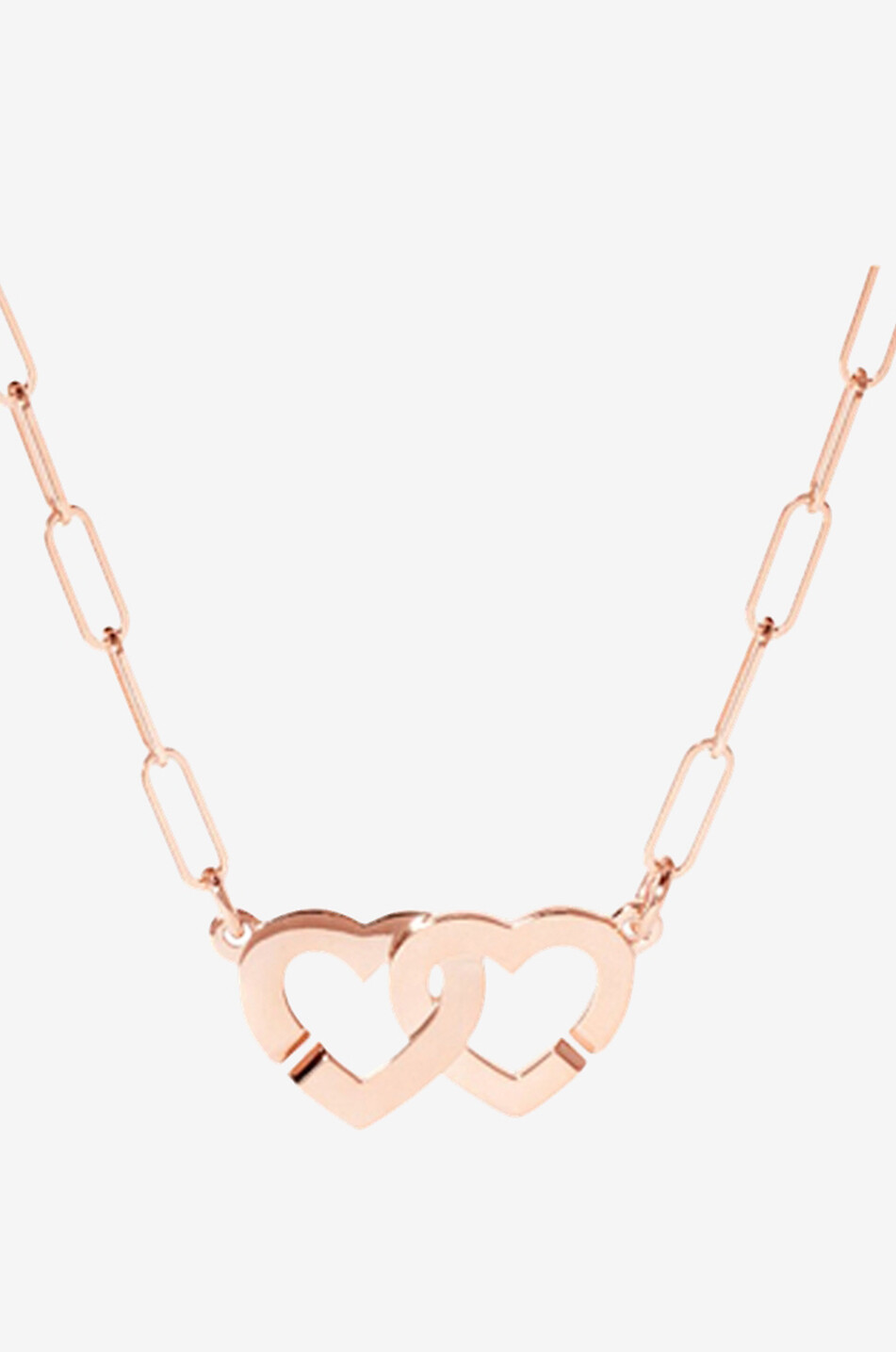 DINH VAN Halskette aus Roségold Double Coeurs R9 Damen ROSA 1