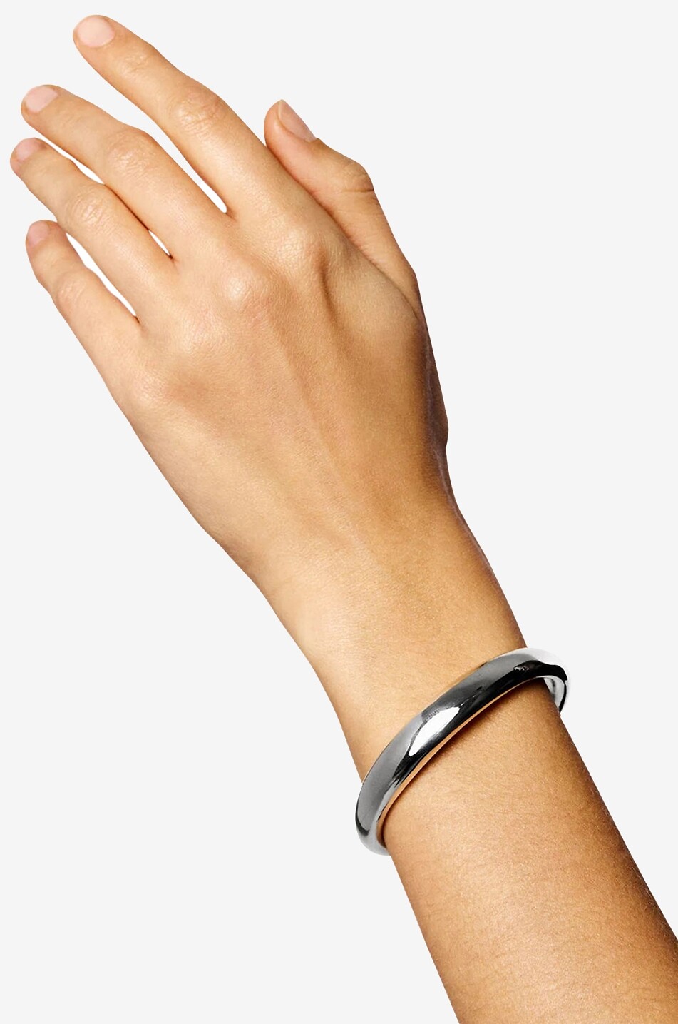 LIE STUDIO Jonc simple The Amanda Femme ARGENT 2
