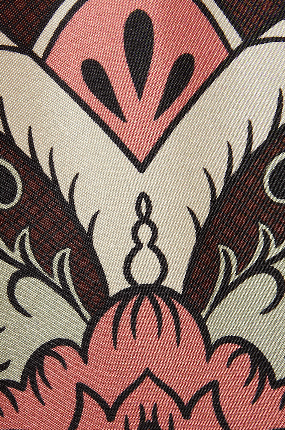 Chemise en sergé de soie Foulard Portal Placée