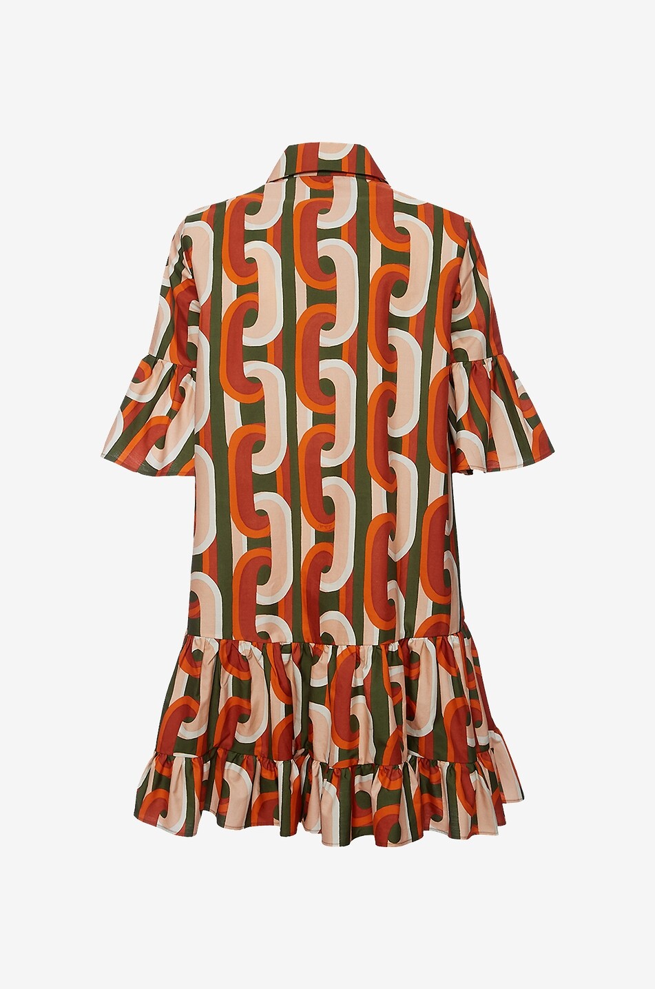 A-förmiges Minikleid aus Popeline Choux Prometheus