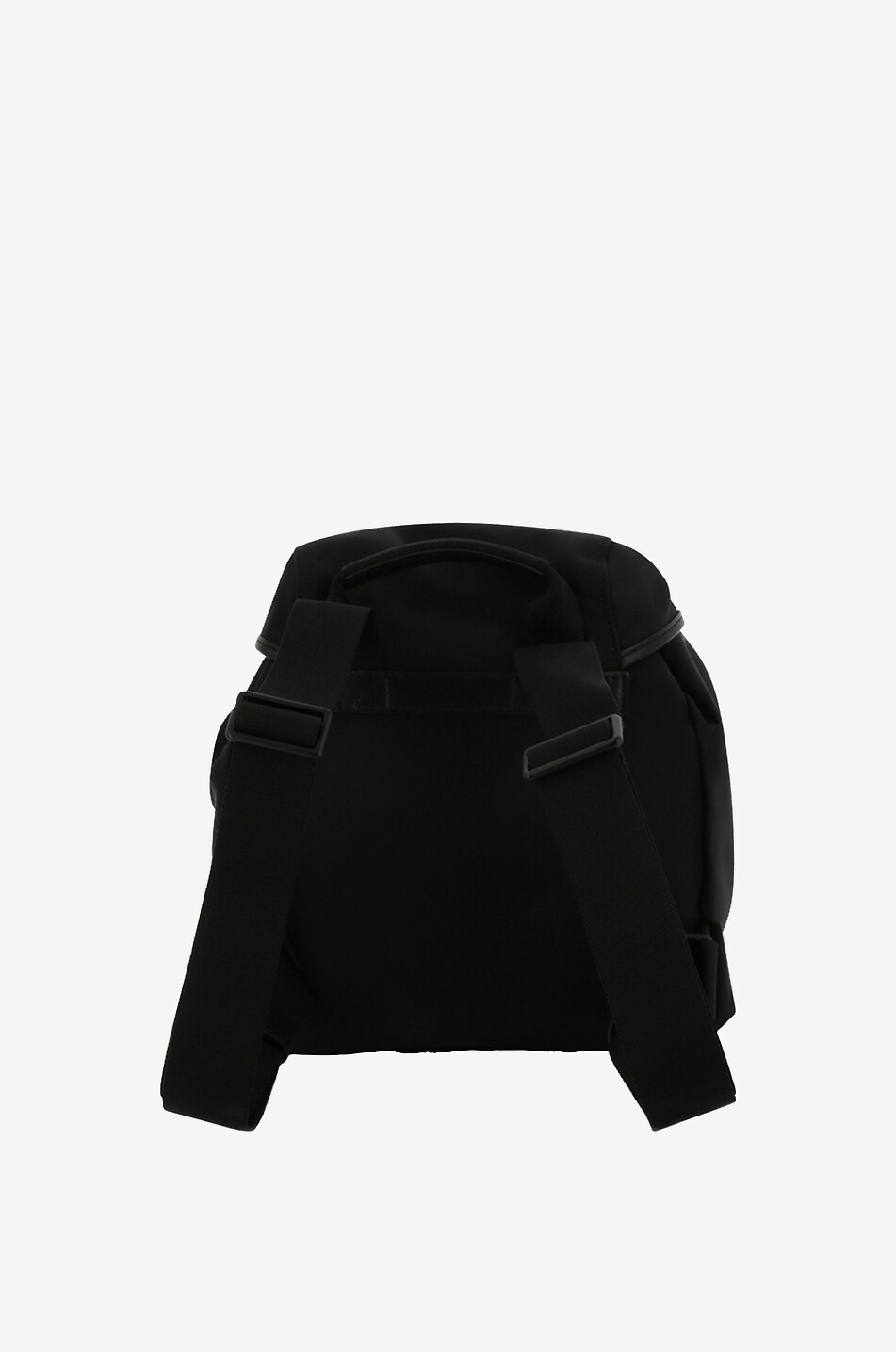 MONCLER Mini sac à dos en nylon et cuir Trick Femme NOIR 3