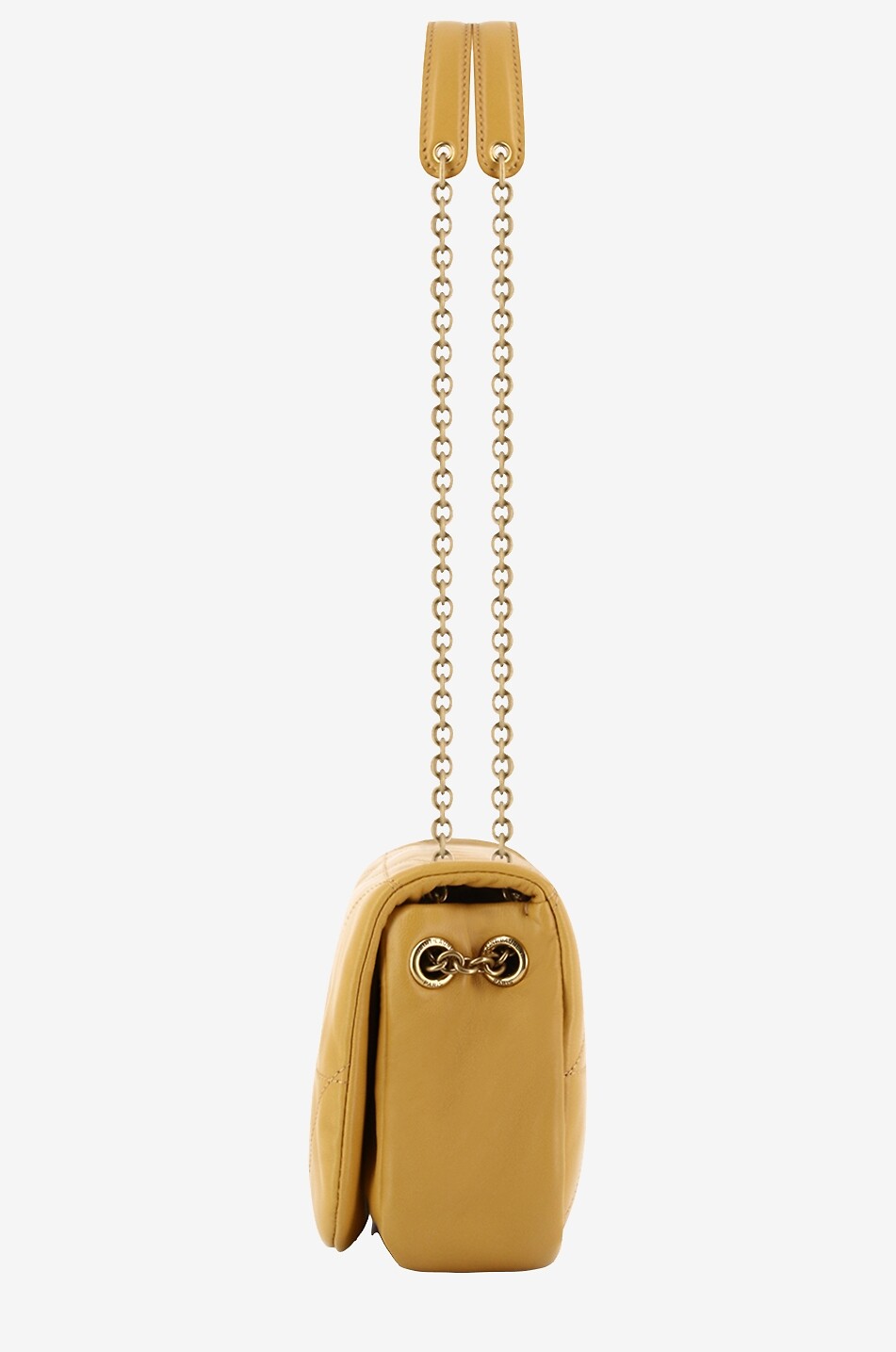 SAINT LAURENT PARIS Gesteppte Nappalederschultertasche Jamie 4.3 Mini Damen GELB 4