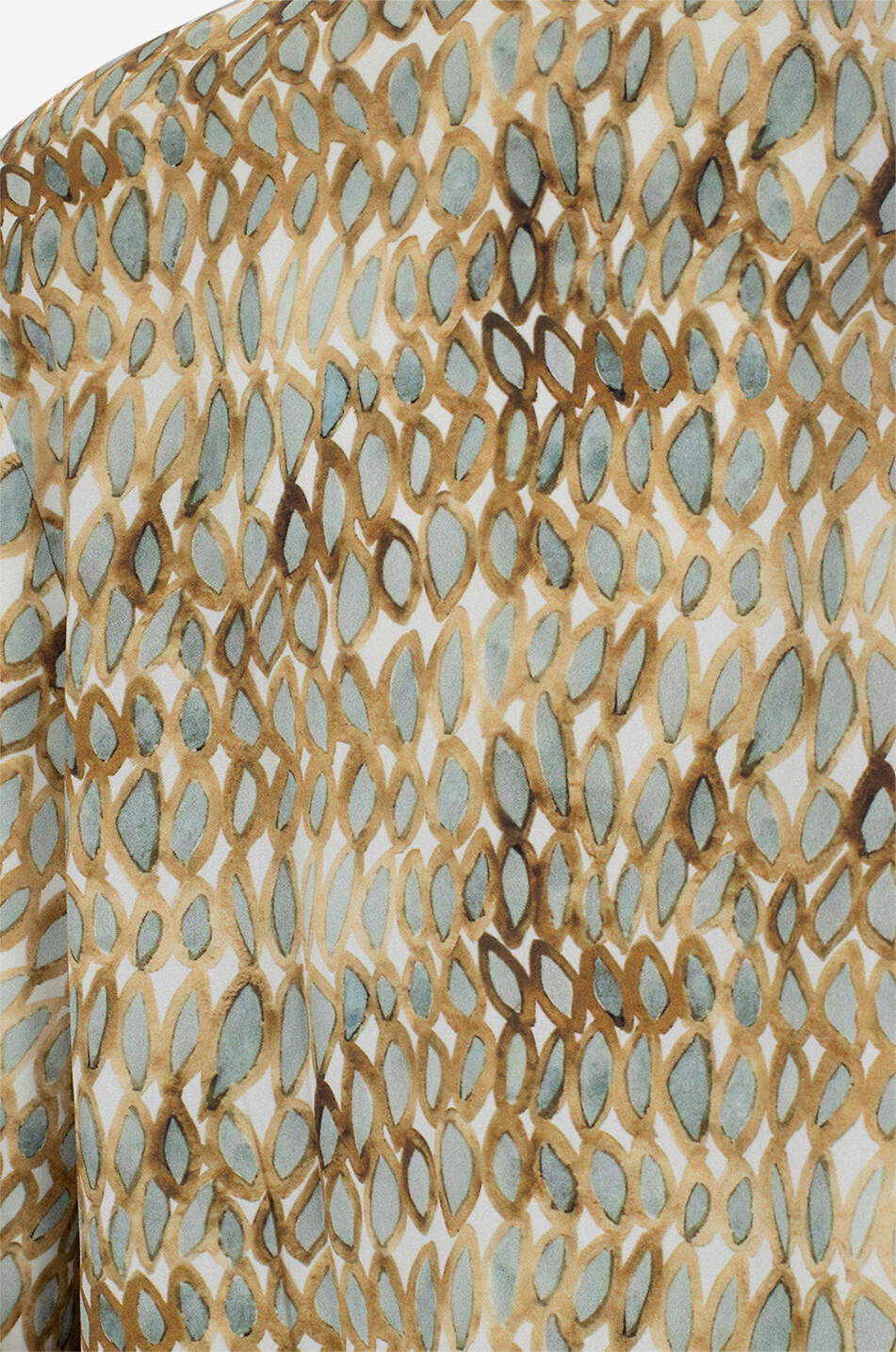 Seidensatinhemd mit Print Hella