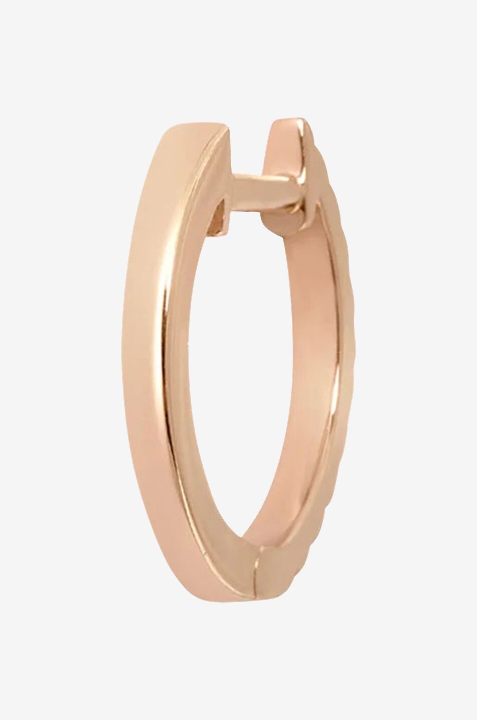 VANRYCKE Officiel S single pink gold and diamond hoop earring Women PINK 4