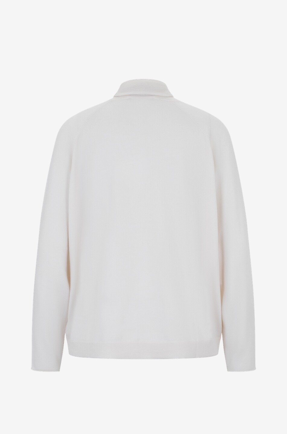 HEMISPHERE Merino wool stretch fine turtleneck jumper Women EGGSHELL 2