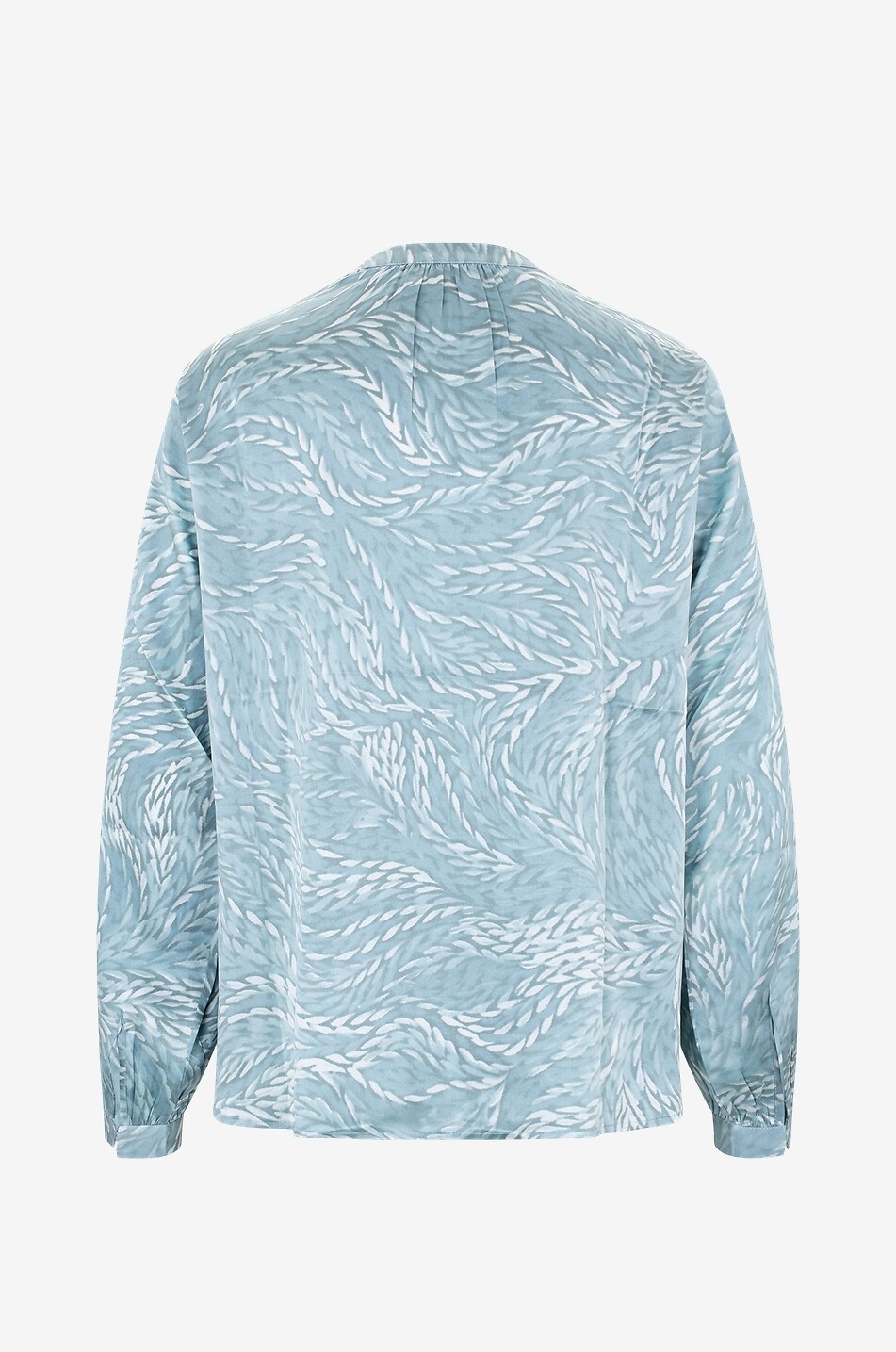 Seidensatinbluse mit Print Feldu