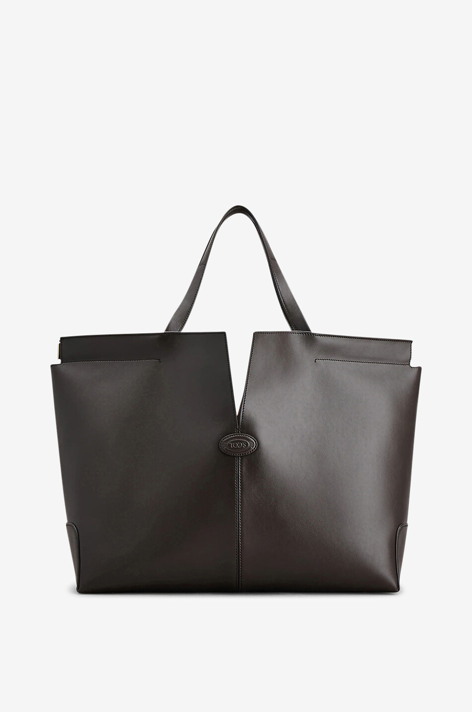 Sac cabas en cuir lisse Di Bag Folio Medium
