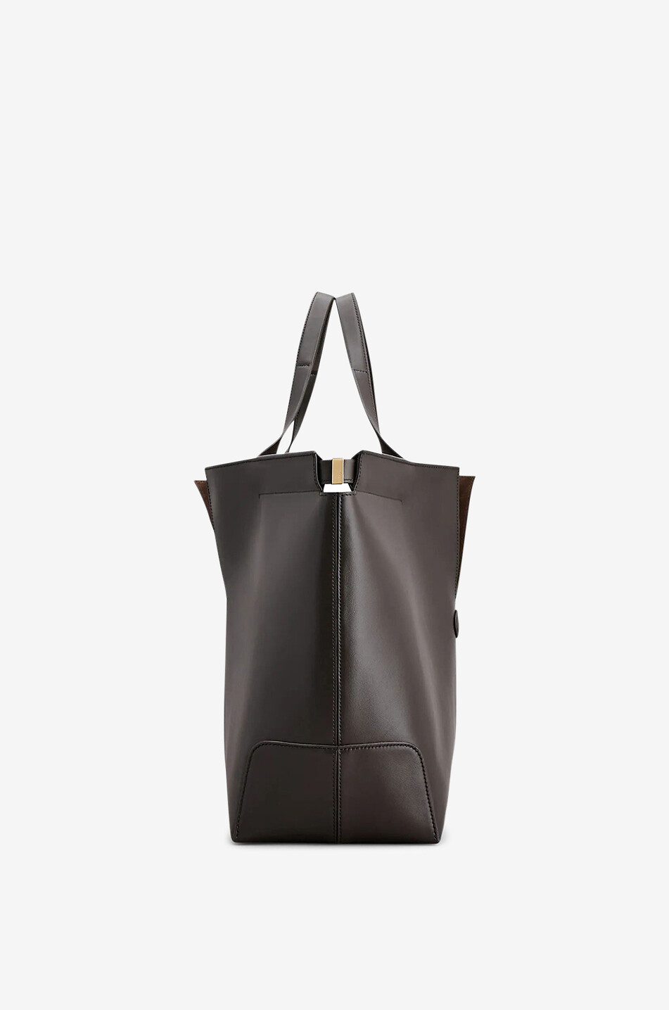 TOD'S Sac cabas en cuir lisse Di Bag Folio Medium Femme NOIR 3