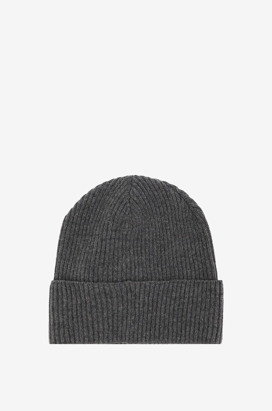 BRUNELLO CUCINELLI Bonnet côtelé en cachemire brodé Fantasy Flower Femme GRIS FONCÉ 2