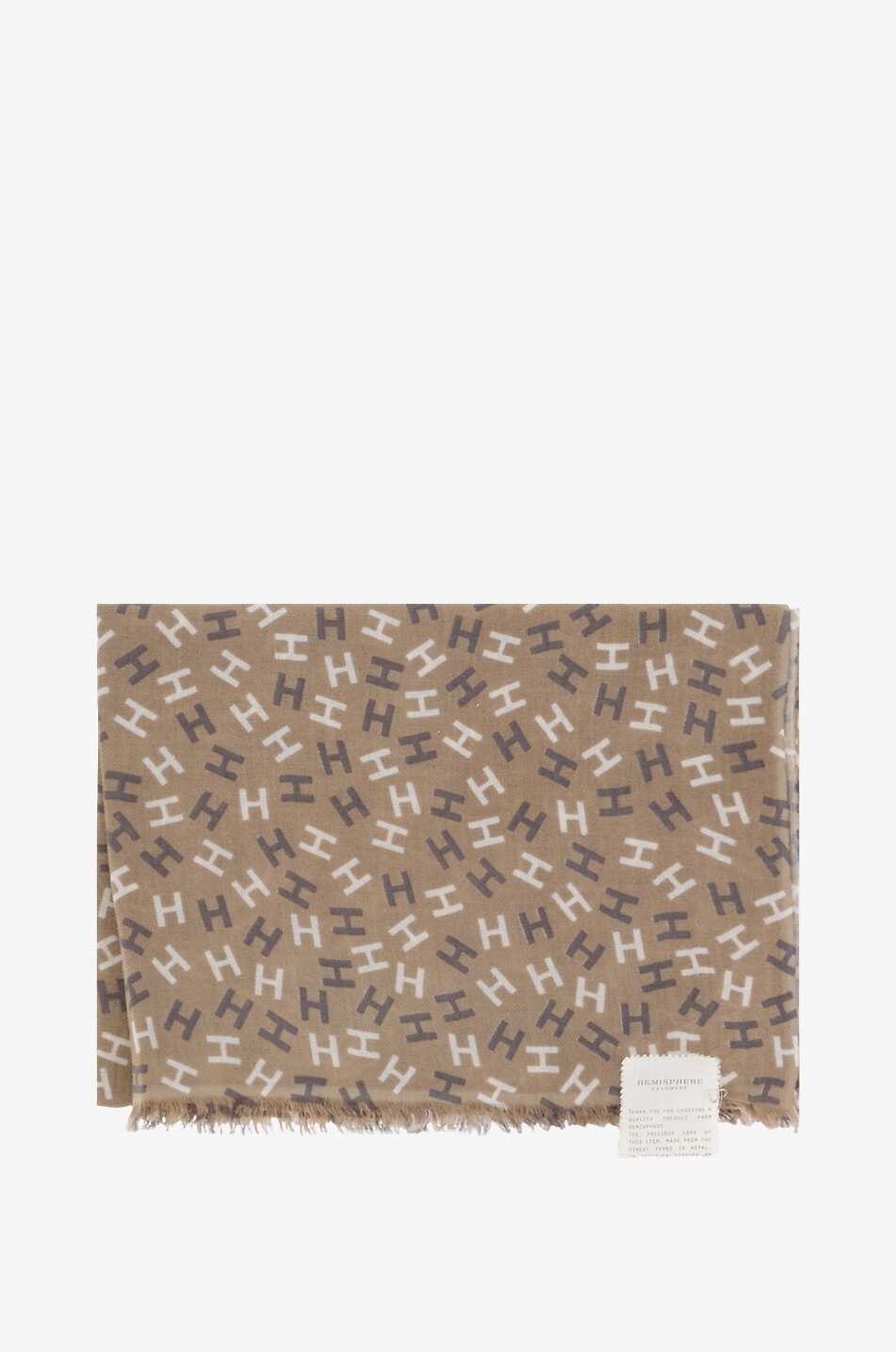 Écharpe en cachemire et soie Nies