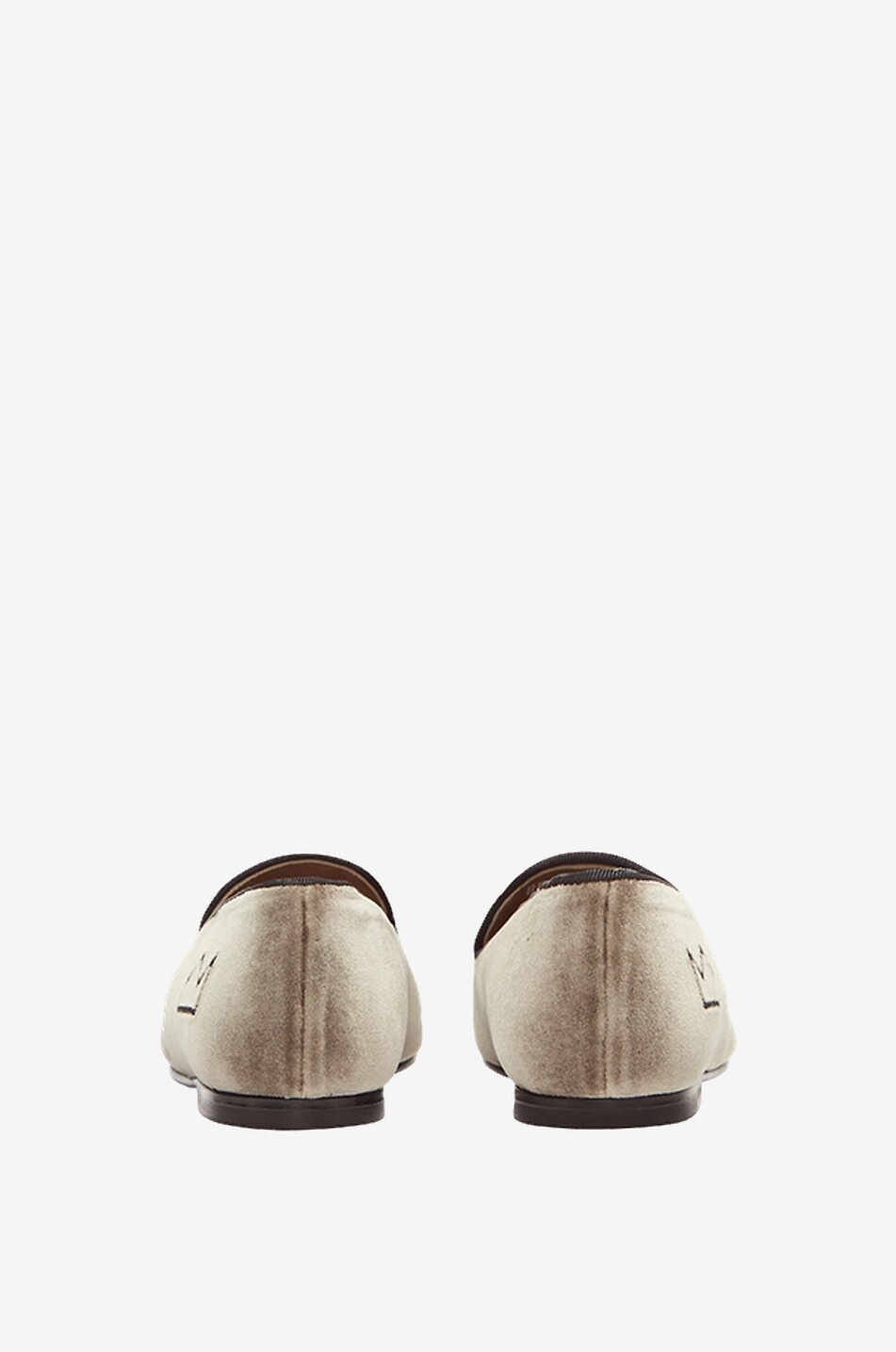 Mocassins en velours brodé The Eye Shoe