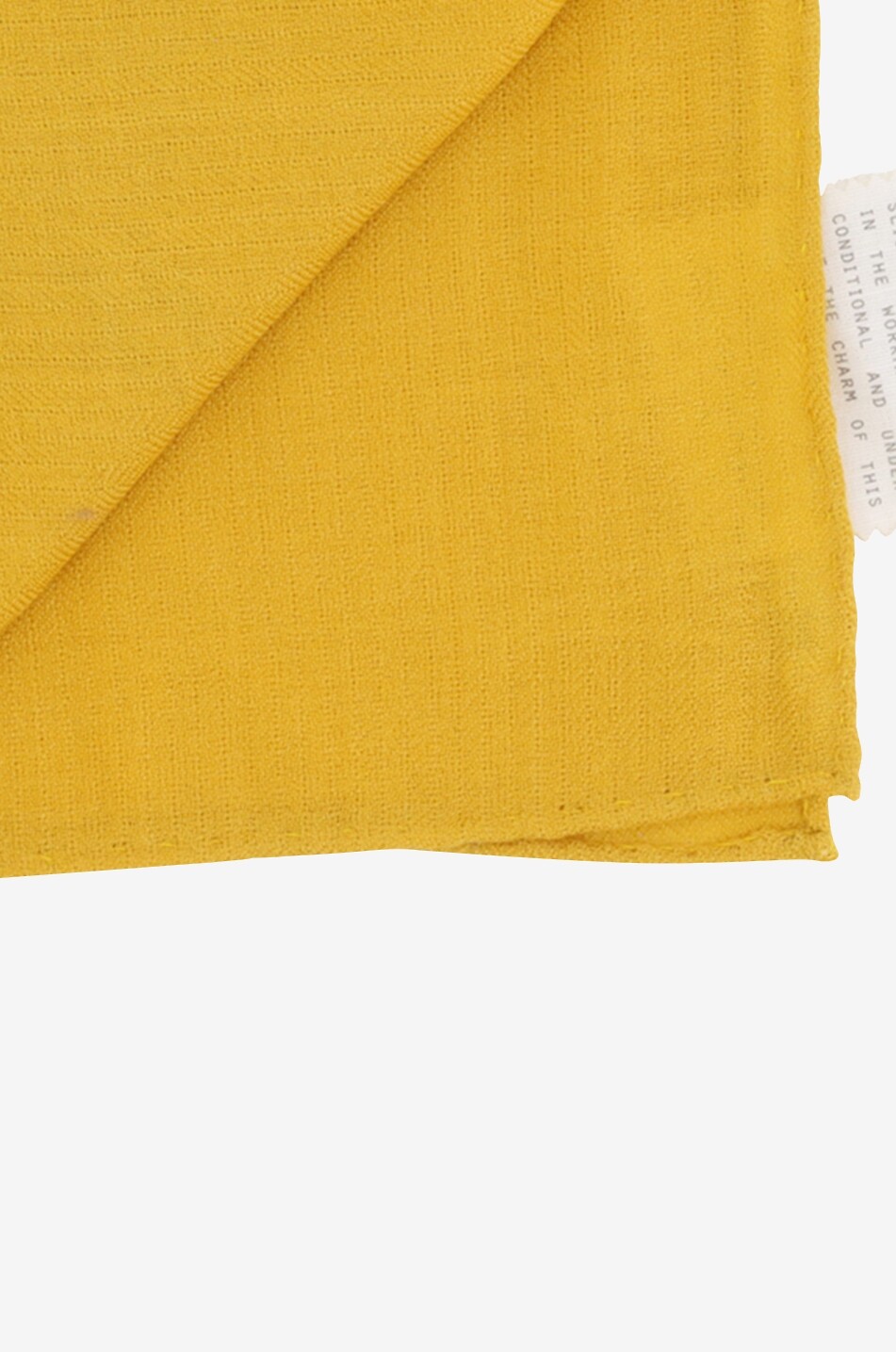 HEMISPHERE Pochette en soie et cachemire Farellmini-BCS Homme JAUNE MOYEN 2