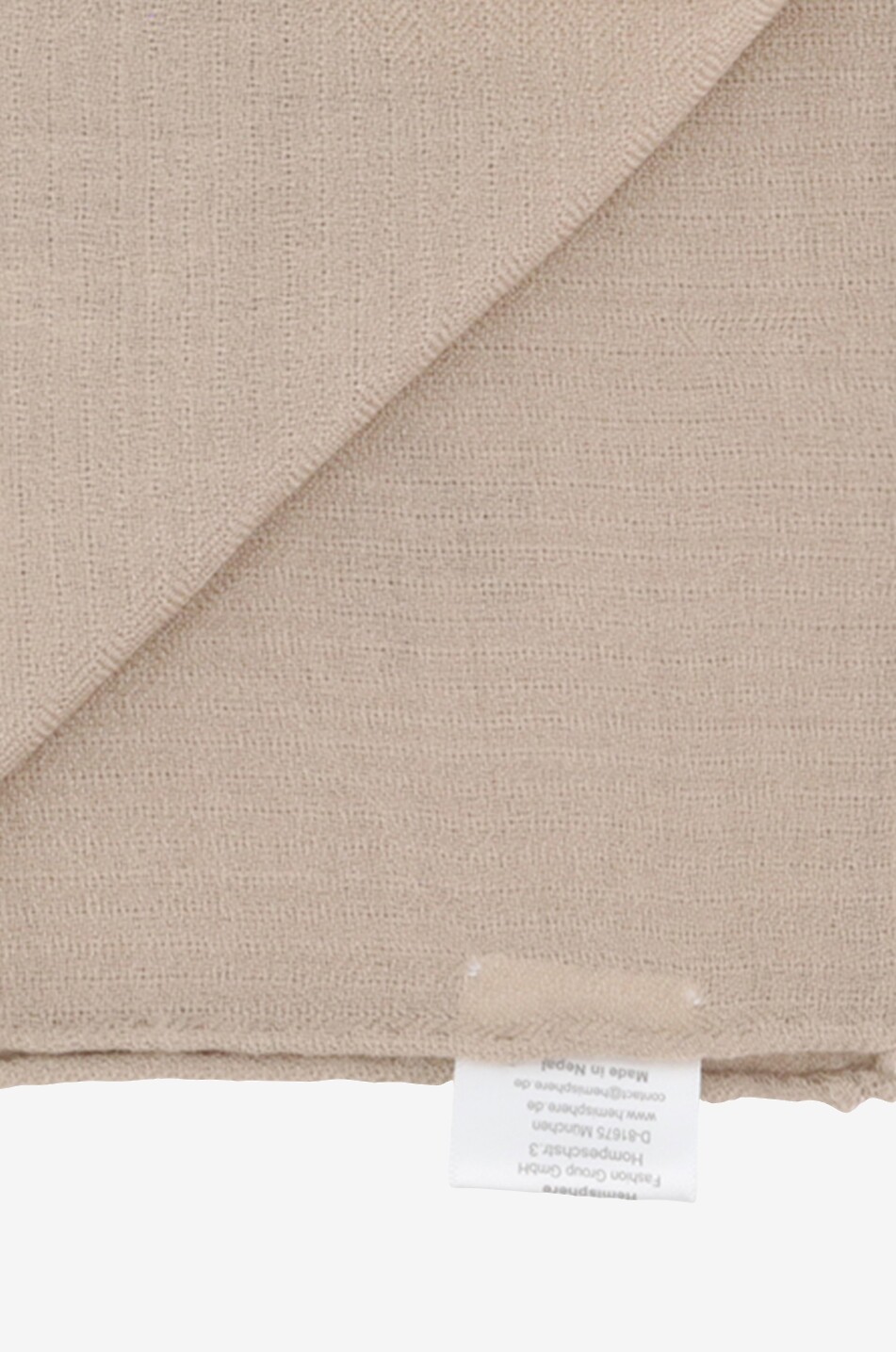 HEMISPHERE Farellmini-BCS silk and cashmere mini pocket square Men BROWN 2