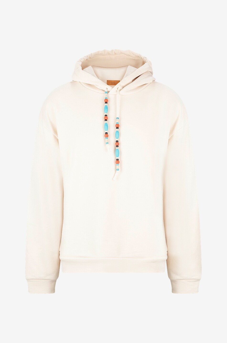 Beaded hooded sweatshirt