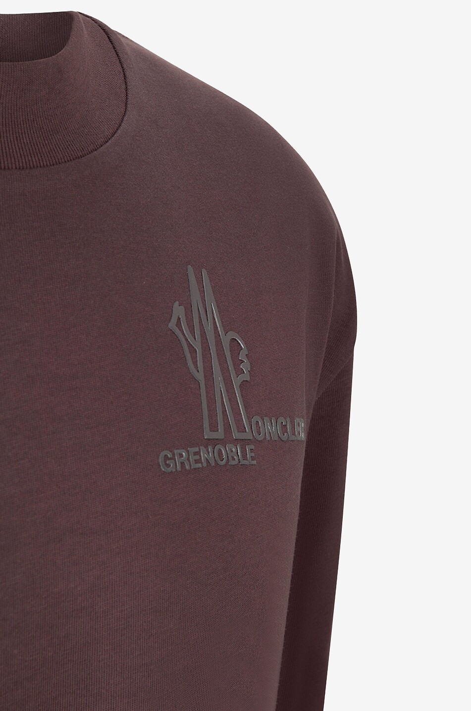 MONCLER GRENOBLE Day-Namic long-sleeved T-shirt with reflective logo Men DARK RED 3