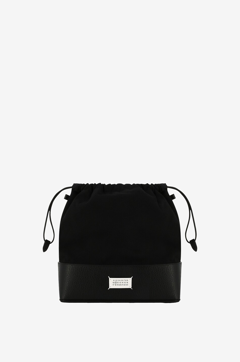 Sacoche en cuir grainé et toile de coton 5AC Daily Backpack Small