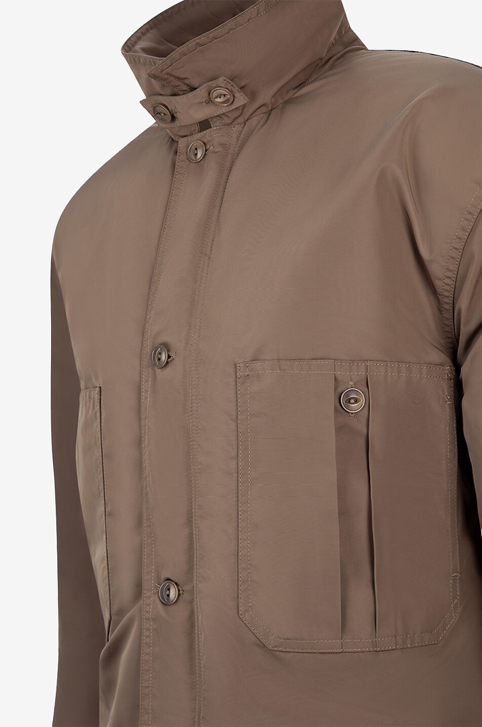 OFFICINE GENERALE Pete nylon bomber jacket Men KHAKI 4