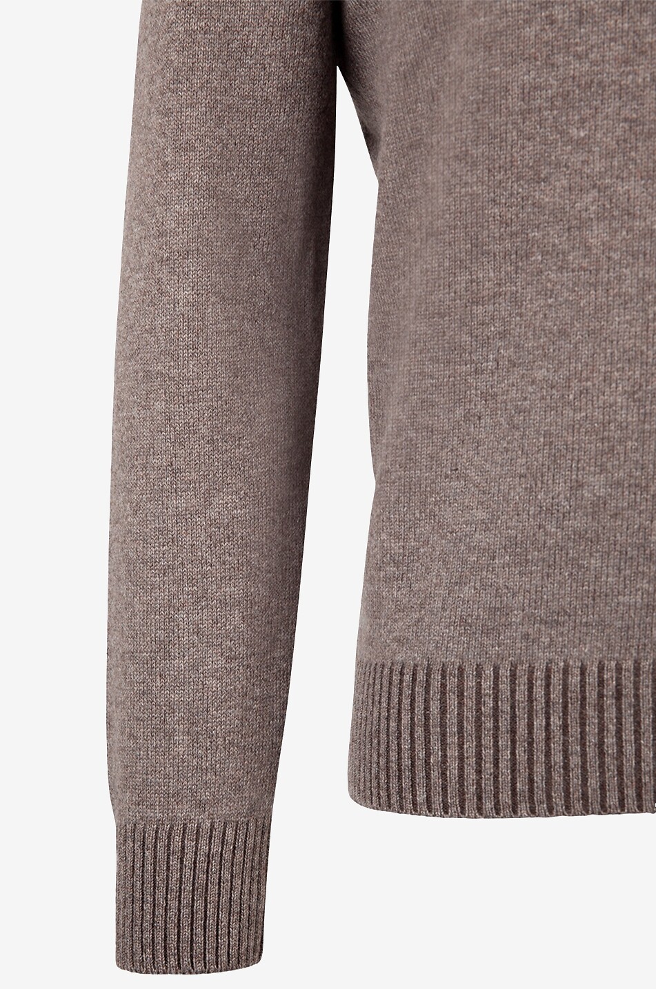 GRAN SASSO Pull col rond en cachemire Homme MARRON MOYEN 3