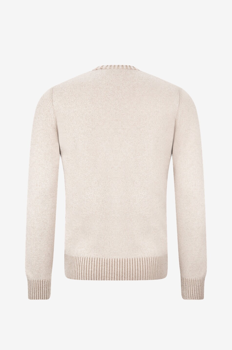 Round neck cashmere jumper