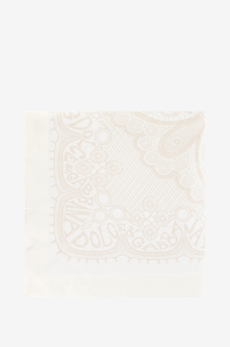 DOLCE & GABBANA Babydecke aus Interlock DG Loves Newborn Baby CREMEFARBEN 1