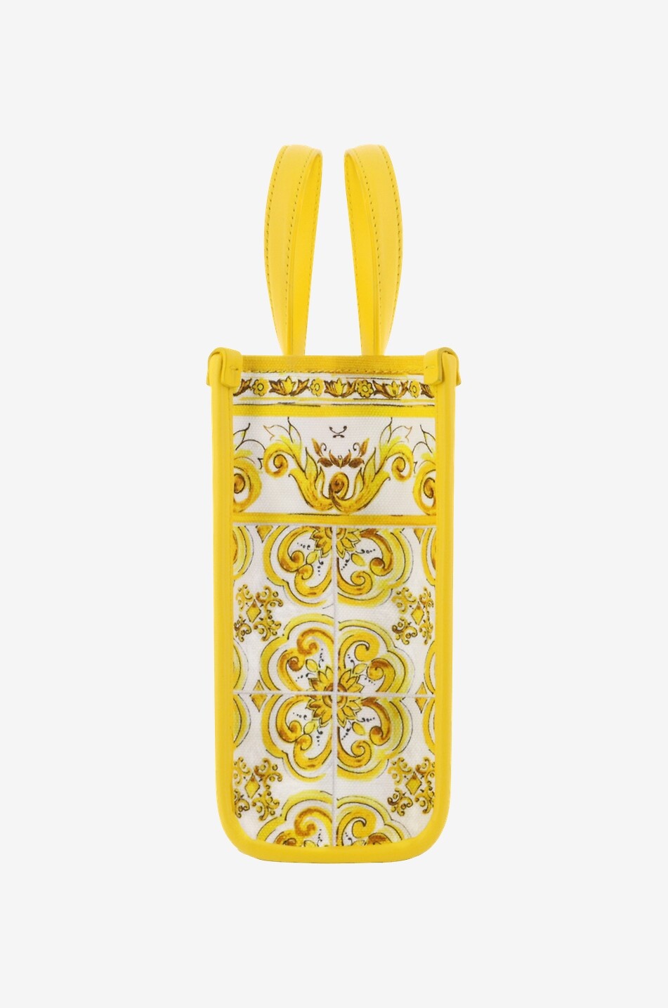 DOLCE & GABBANA Sac cabas en toile fille Majoliques Fille JAUNE 4