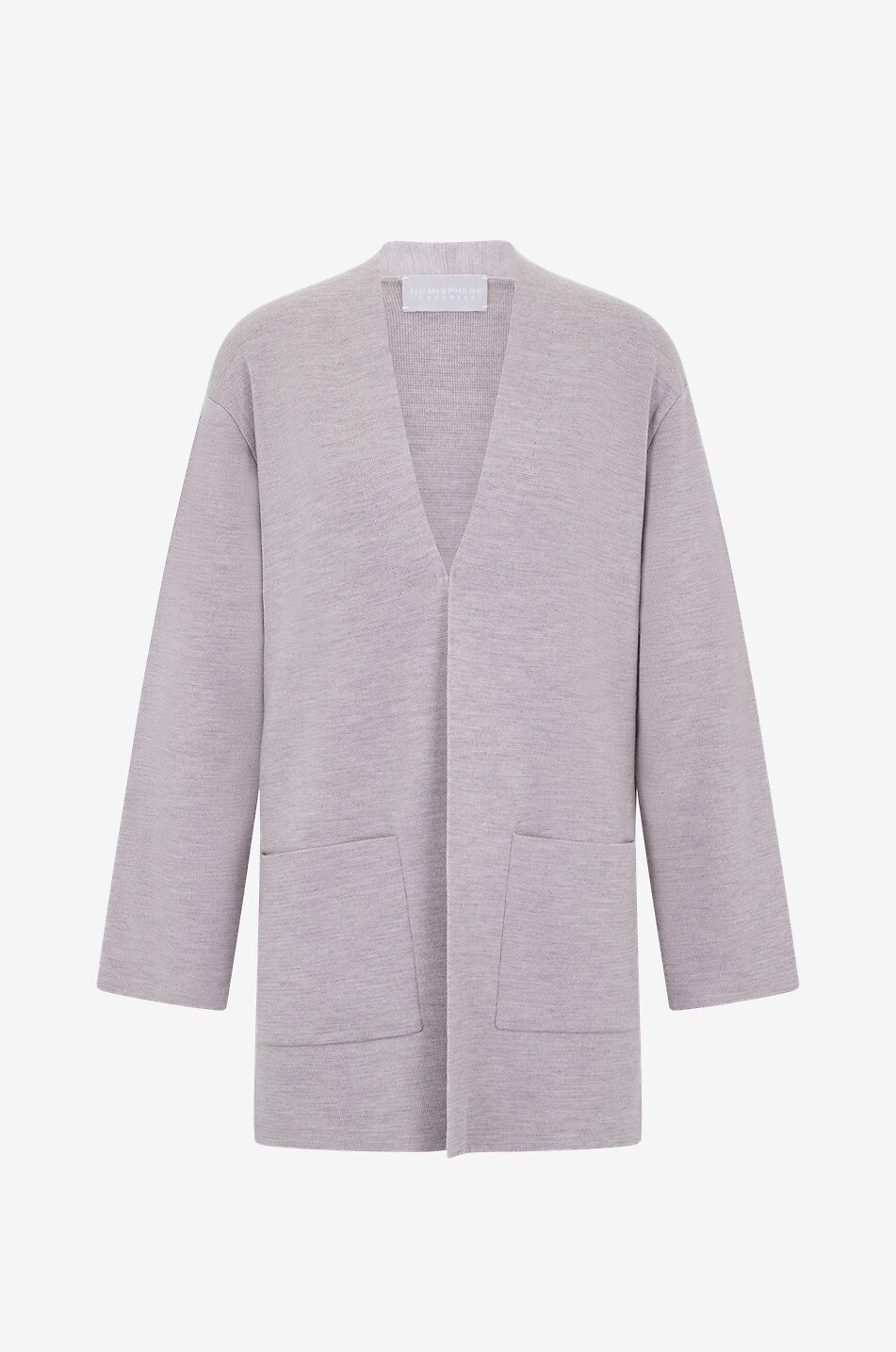 Cardigan long  en laine maille Milano