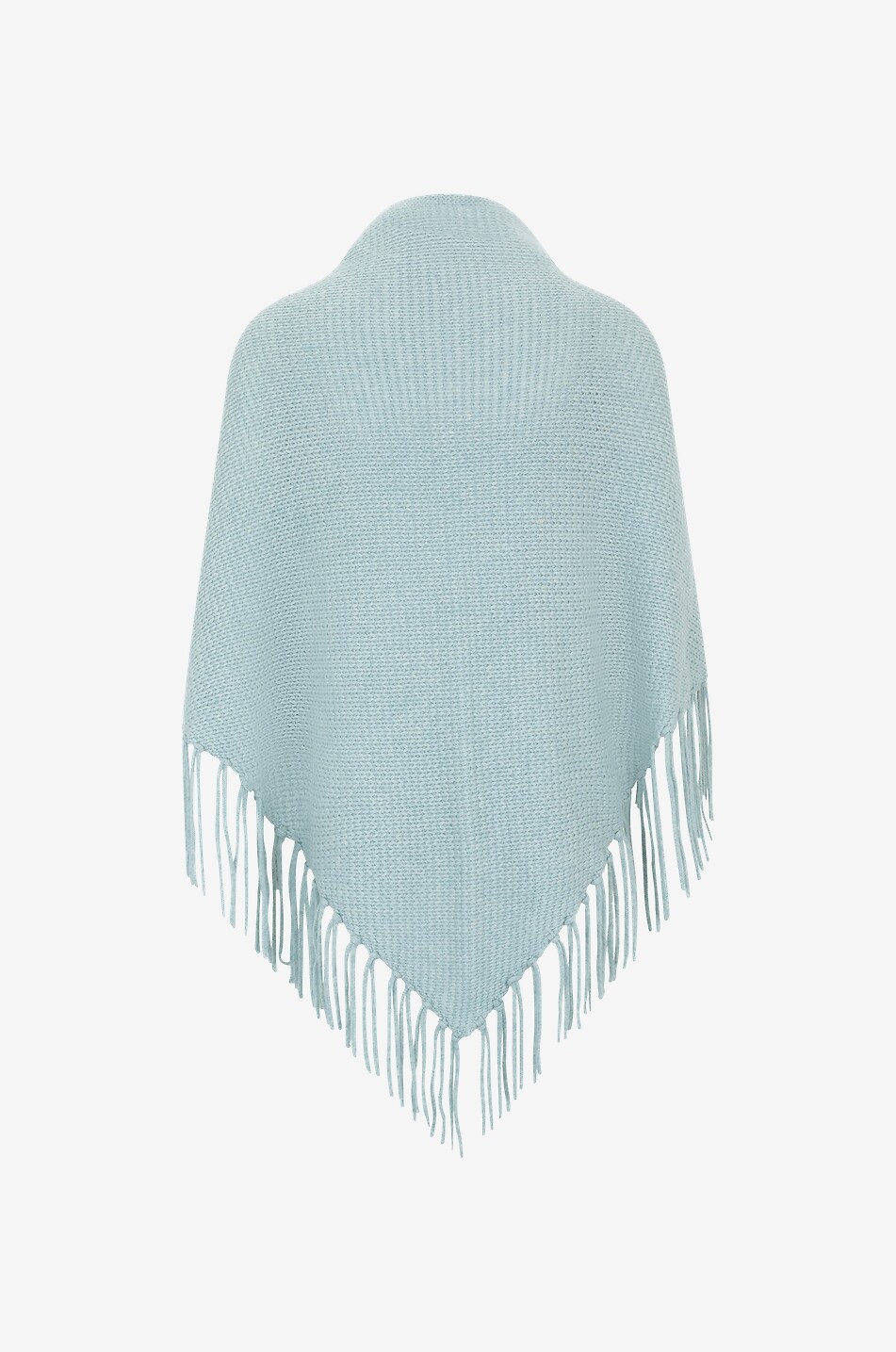 HEMISPHERE Dreieckiger Rippstrick-Schal aus Kaschmir mit Fransen Damen HELLGRÜN 2