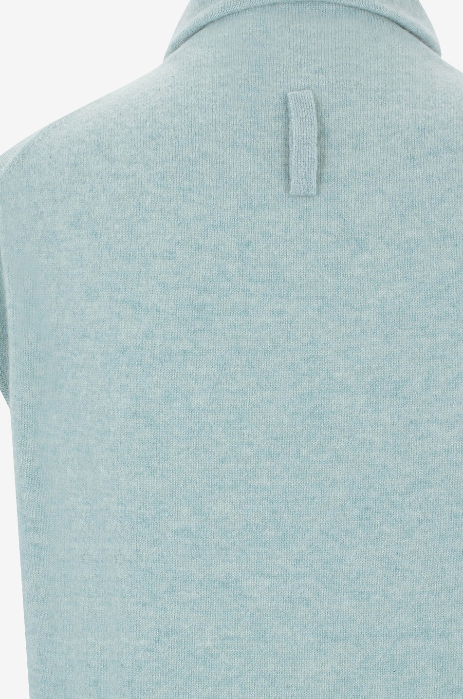 HEMISPHERE Pull sans manches à col roulé en cachemire Femme VERT CLAIR 3